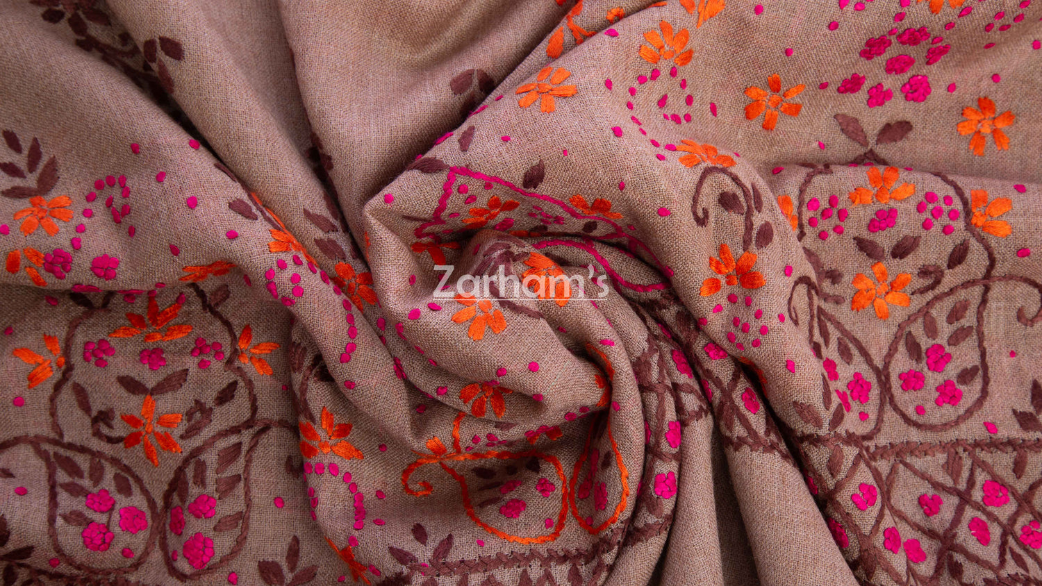 Pure Woolen Embroided Shawls