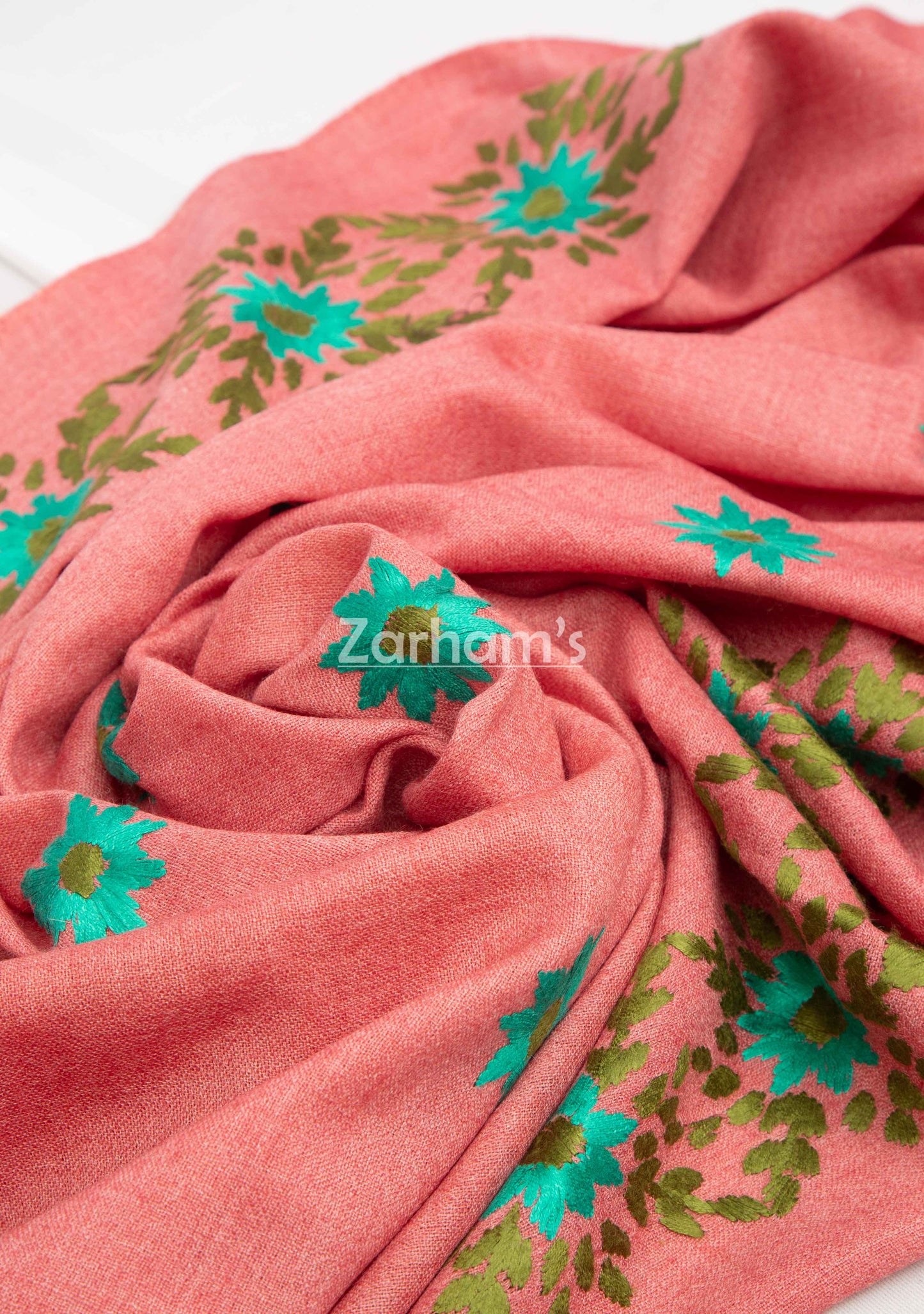 Handmade Premium quality Sindhi Embroidery Himalayan Woolen Shawl