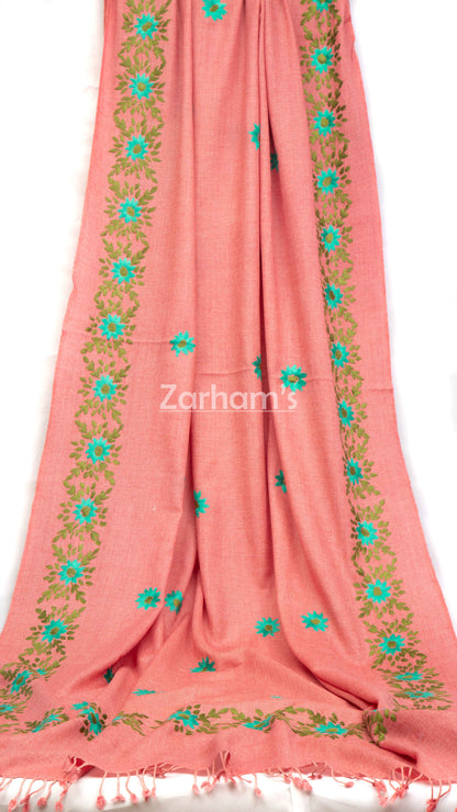 Handmade Premium quality Sindhi Embroidery Himalayan Woolen Shawl