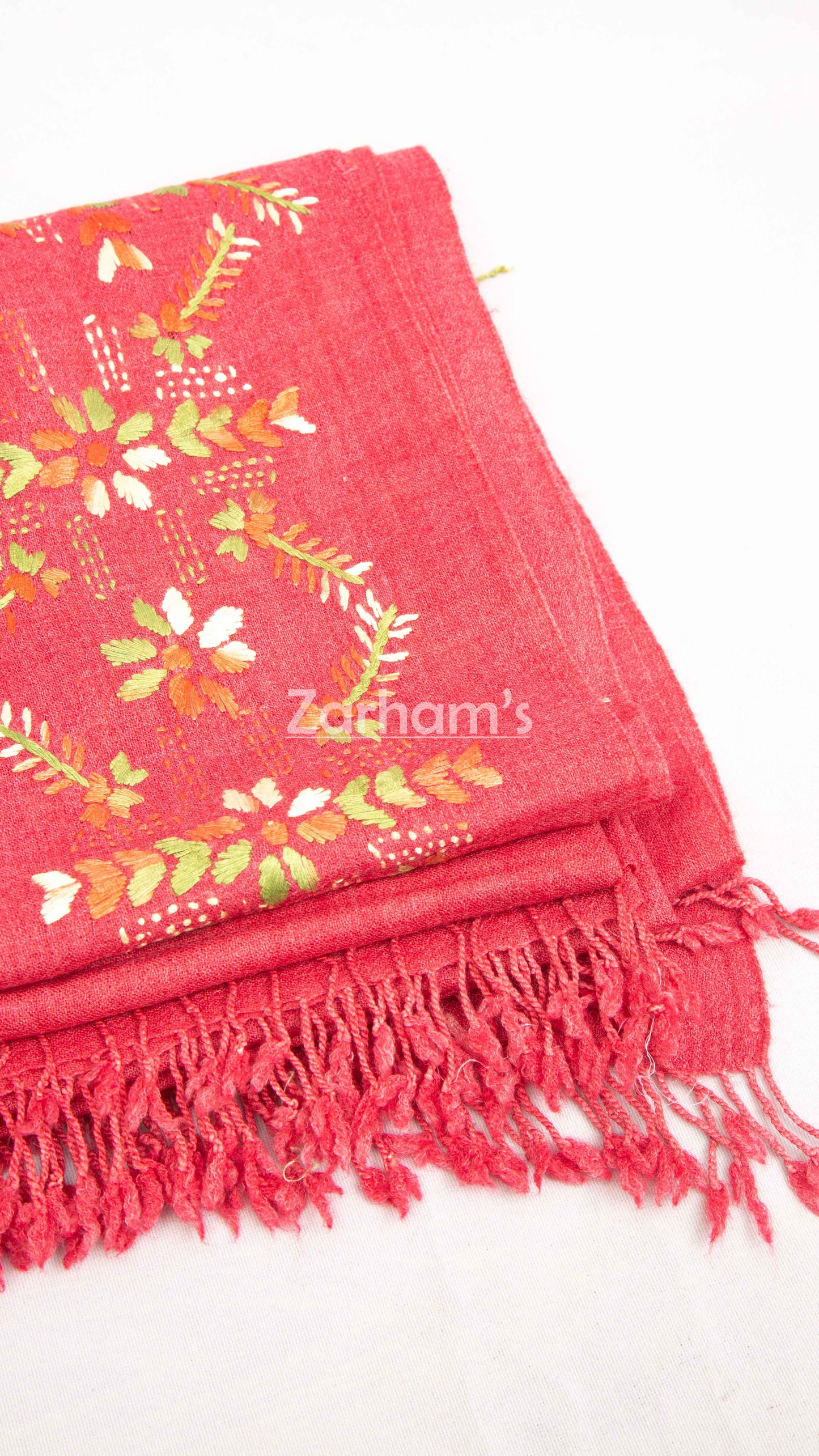 Handmade Premium quality Sindhi Embroidery Himalayan Woolen Shawl