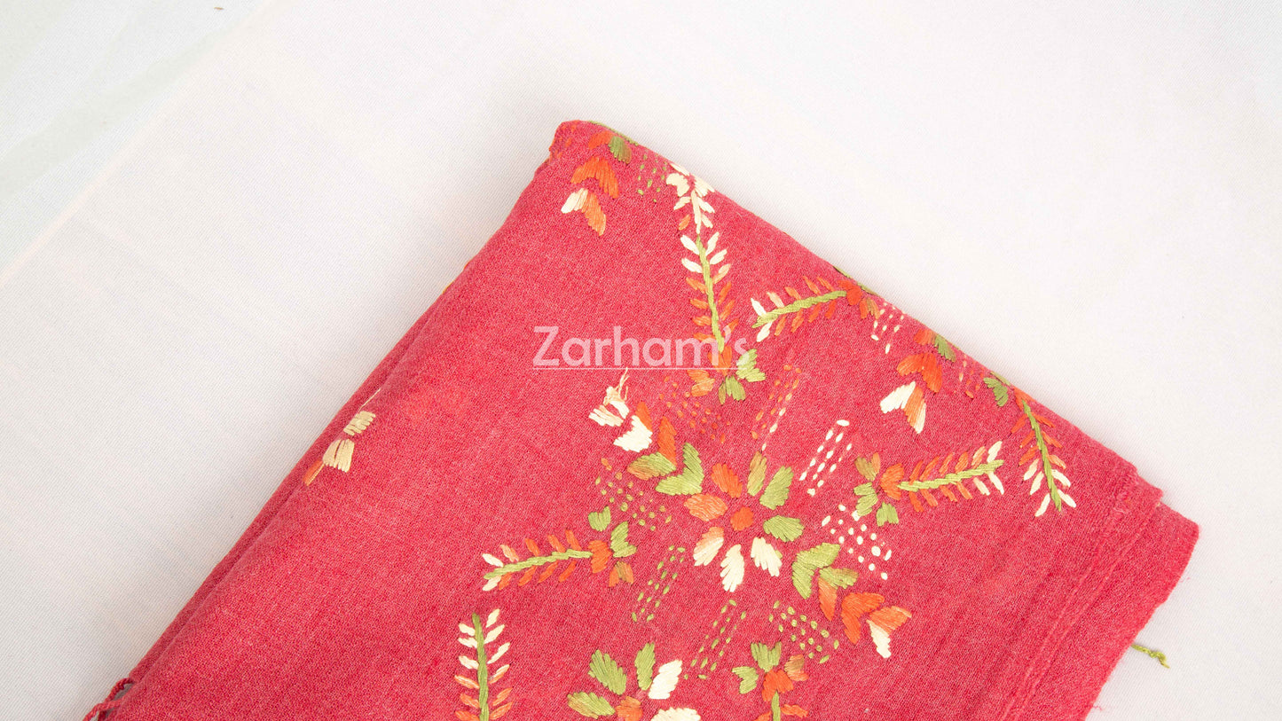 Handmade Premium quality Sindhi Embroidery Himalayan Woolen Shawl