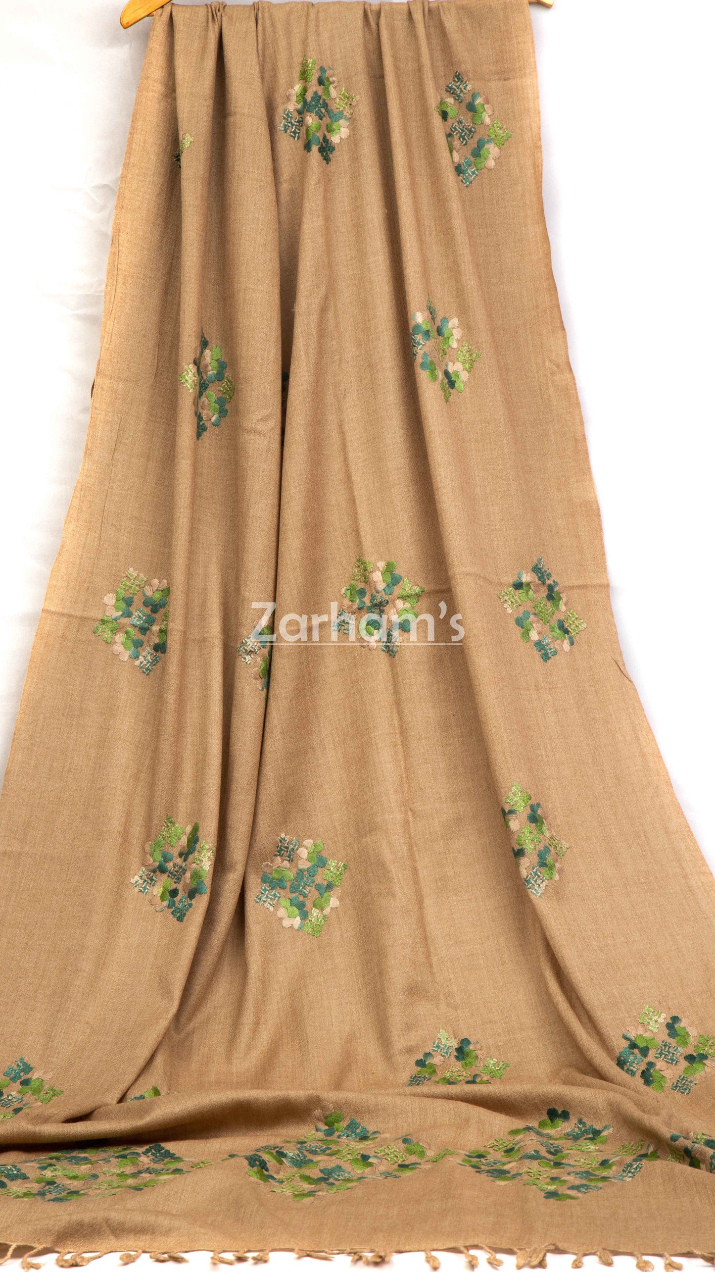 Handmade Pashmina Shawl Balochi Embroidery