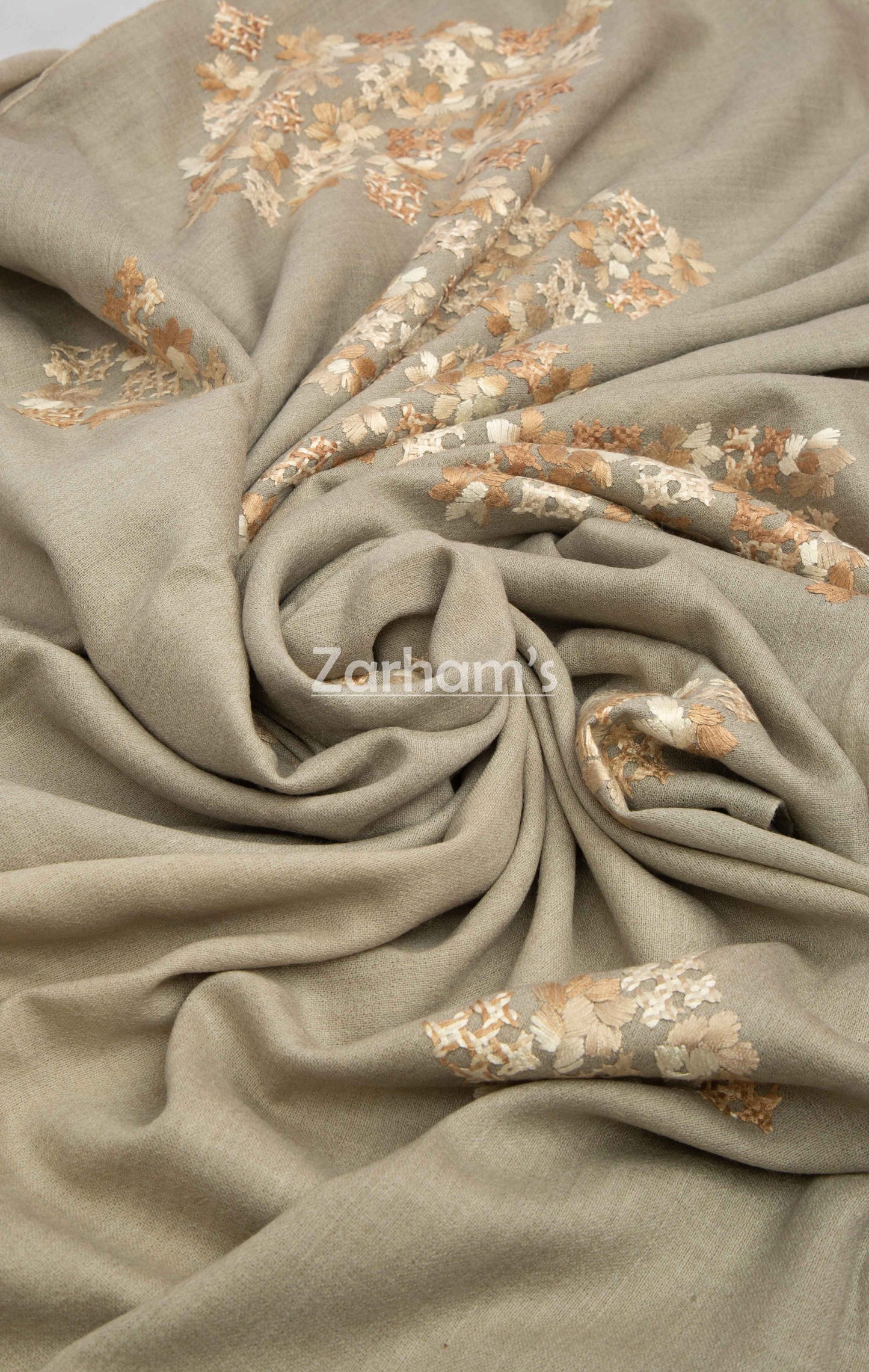 Handmade Premium quality Balochi Embroidery Himalayan Woolen Pashmina Shawl