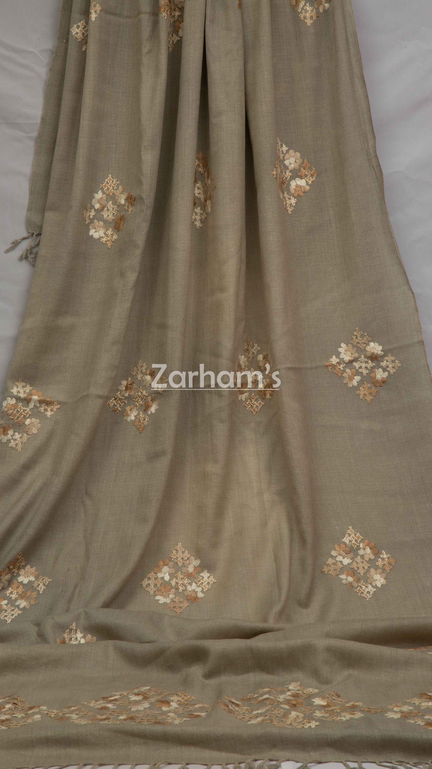 Handmade Premium quality Balochi Embroidery Himalayan Woolen Pashmina Shawl