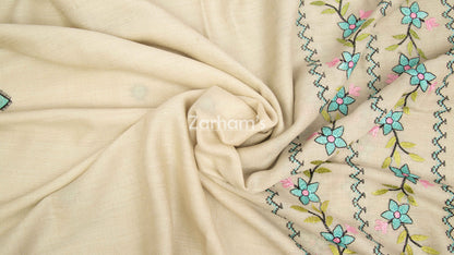 Handmade Premium quality hand embroided Himalayan Woolen Shawl