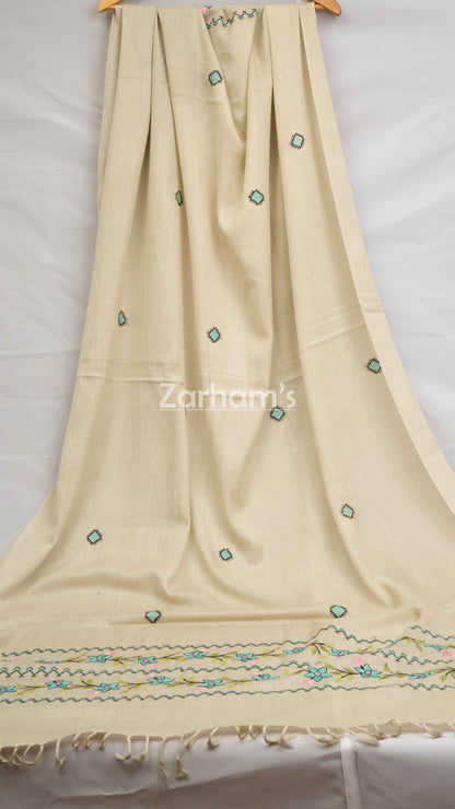 Handmade Premium quality hand embroided Himalayan Woolen Shawl