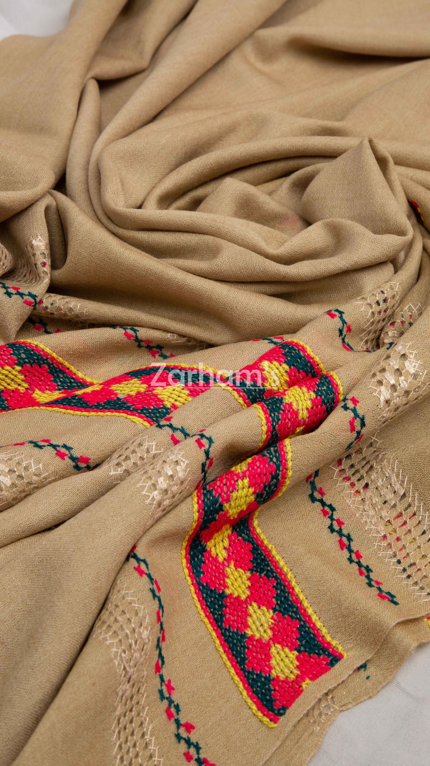 Handmade Pashmina Shawl Hand Woven