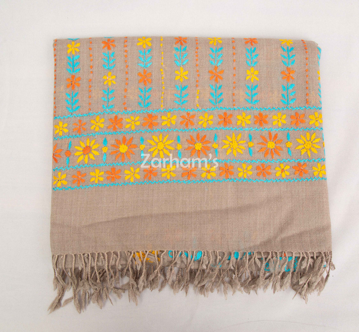 Handmade Premium quality hand embroidered Himalayan Pashmina  Woolen Shawl