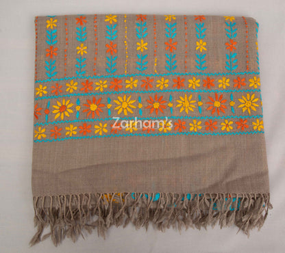 Handmade Premium quality hand embroidered Himalayan Pashmina  Woolen Shawl