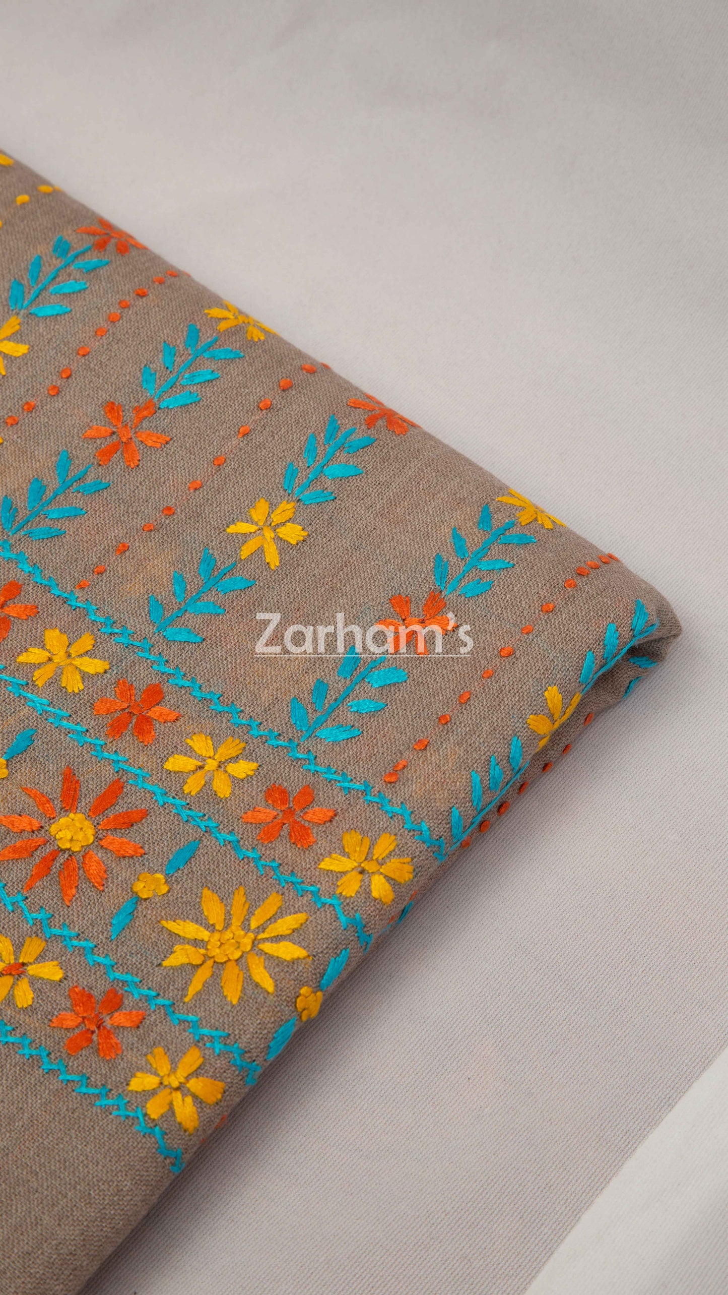 Handmade Premium quality hand embroidered Himalayan Pashmina  Woolen Shawl