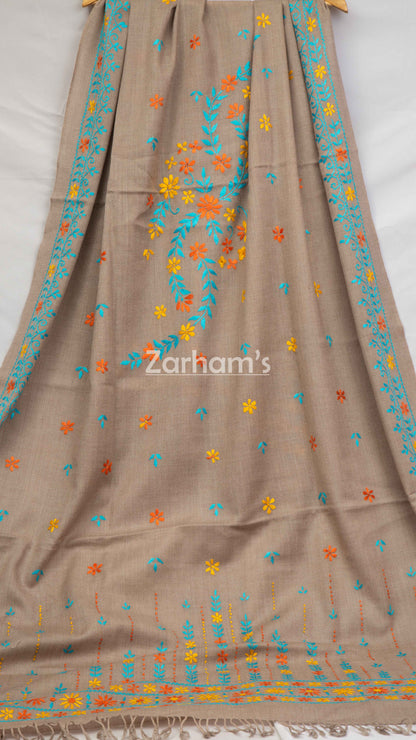 Handmade Premium quality hand embroidered Himalayan Pashmina  Woolen Shawl