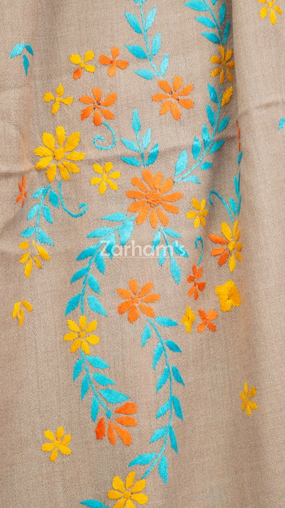 Handmade Premium quality hand embroidered Himalayan Pashmina  Woolen Shawl