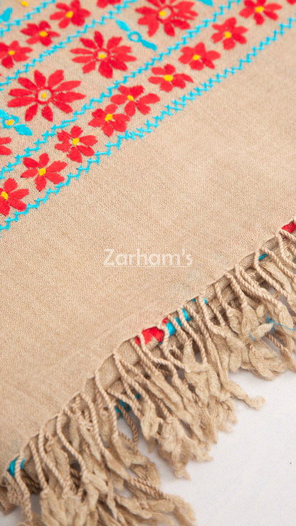 Handmade Premium quality hand embroided Himalayan Woolen Shawl