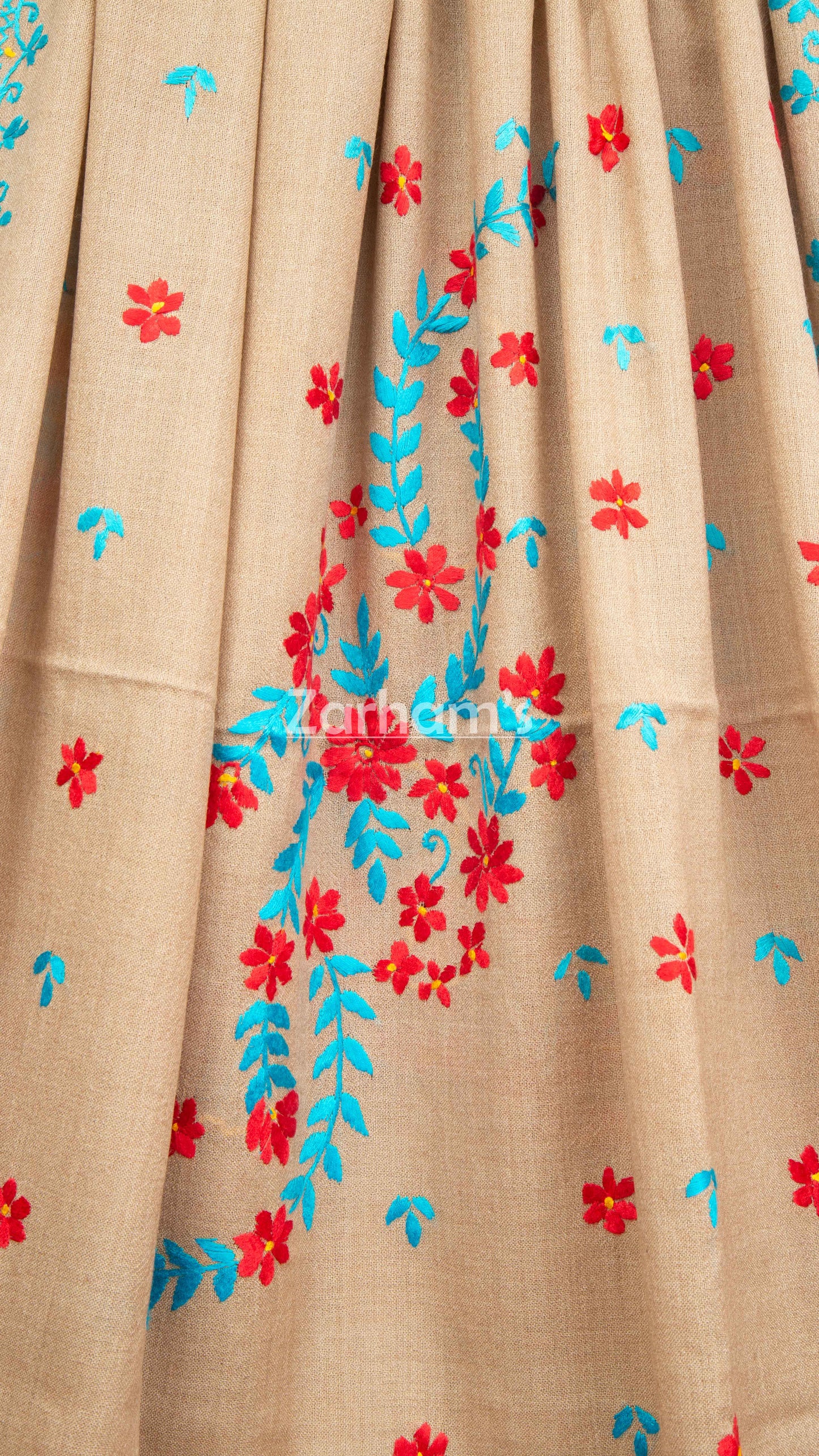 Handmade Premium quality hand embroided Himalayan Woolen Shawl