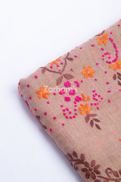 Hand Embroided Premium quality Pure Woolen Shawl for women