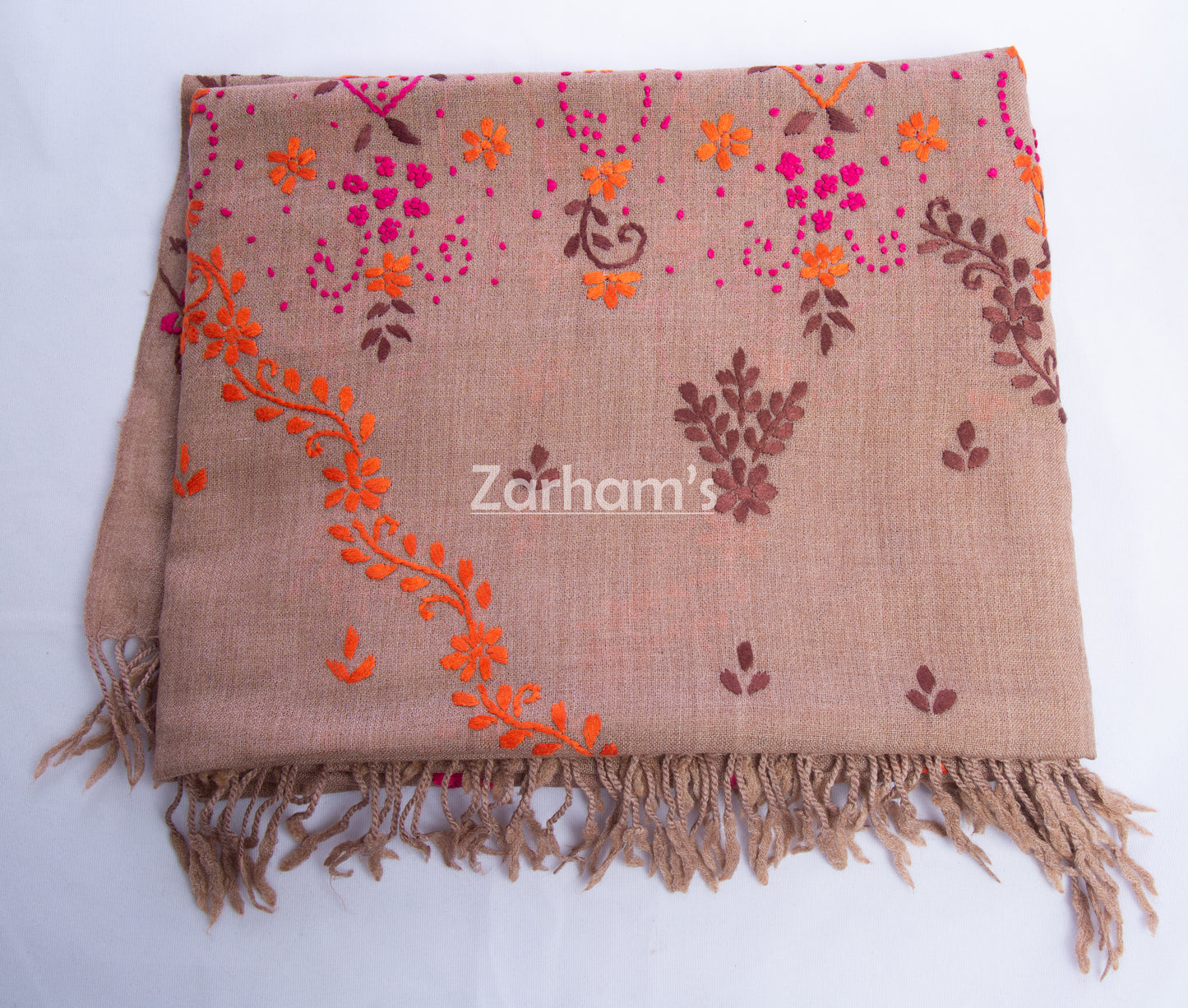 Hand Embroided Premium quality Pure Woolen Shawl for women