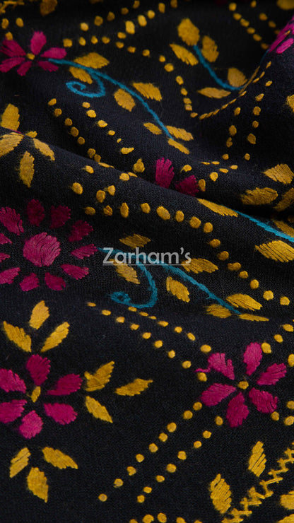 Handmade Pashmina Hand Embroidered Shawl