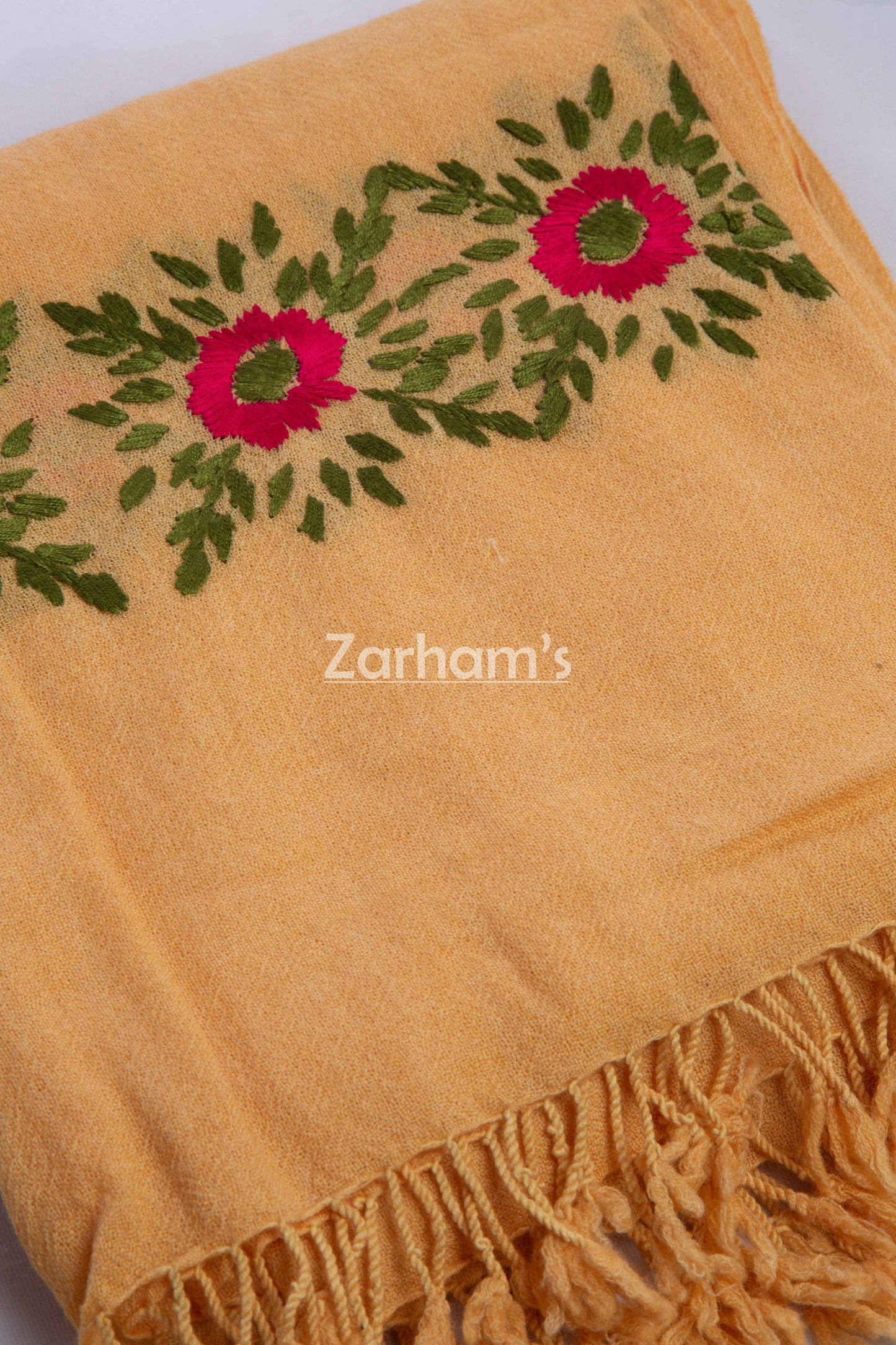 Hand Woven and Hand Embroidered Pashmina Shawl