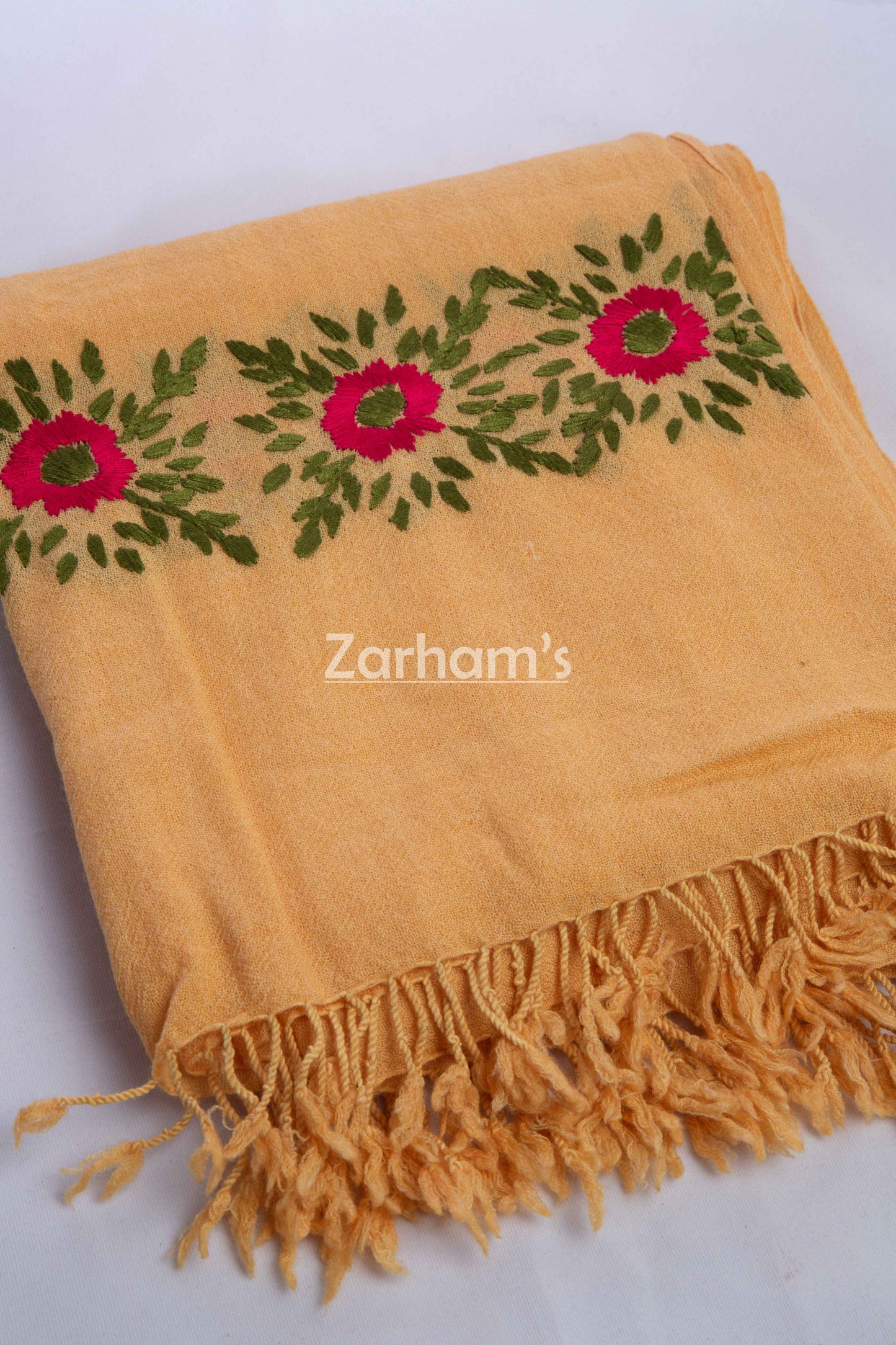 Hand Woven and Hand Embroidered Pashmina Shawl