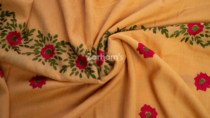 Hand Woven and Hand Embroidered Pashmina Shawl