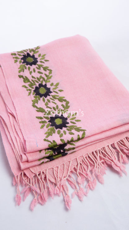 Hand Woven and Hand Embroidered Pashmina Shawl