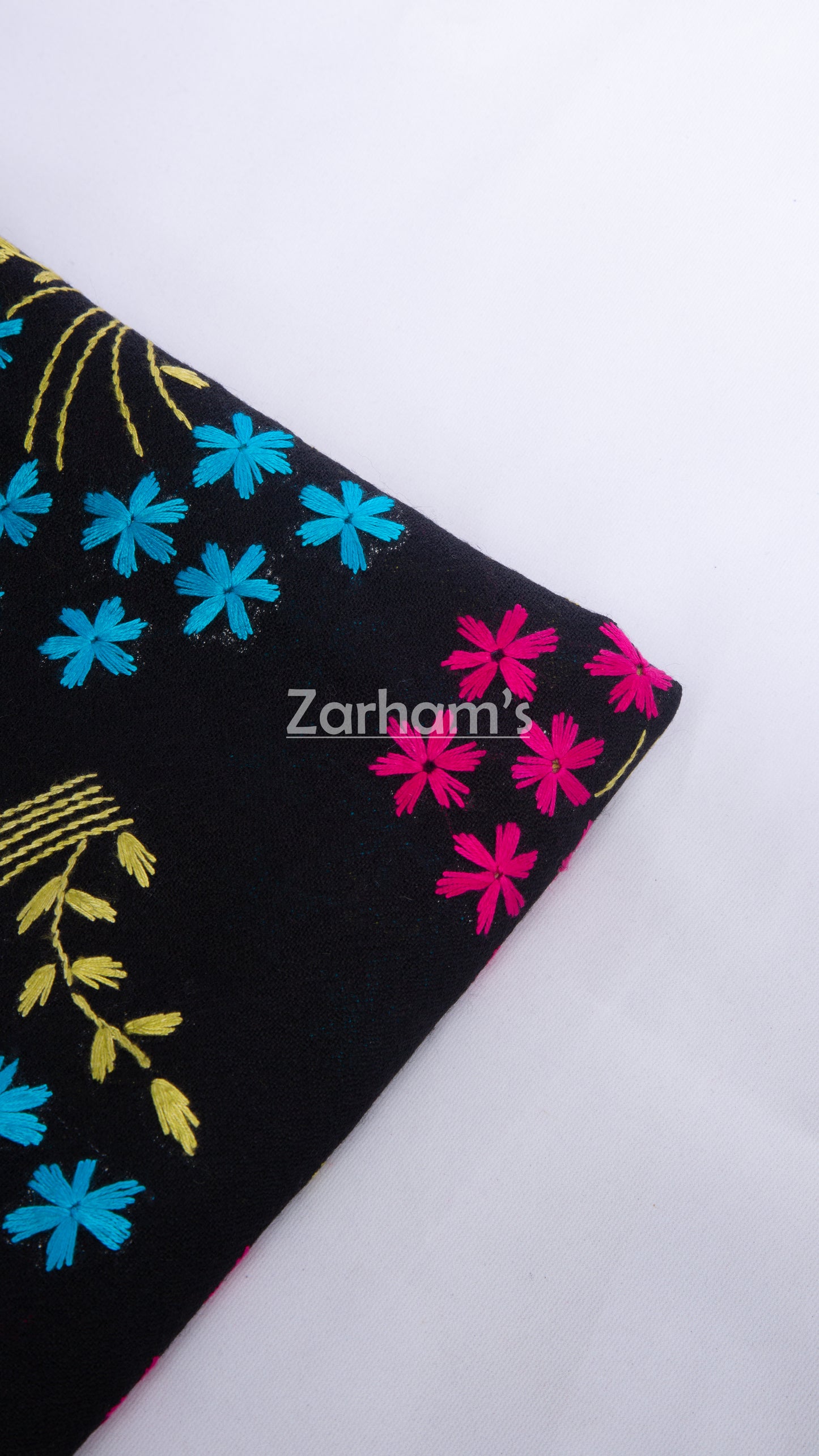 Hand Woven & Embroidered Pashmina Shawl