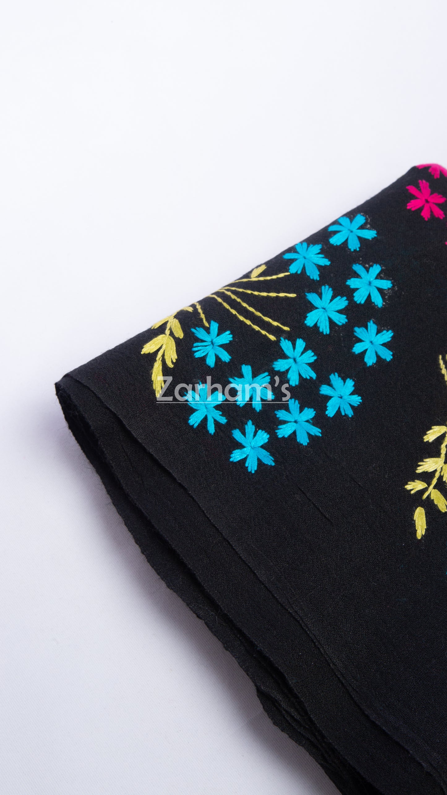 Hand Woven & Embroidered Pashmina Shawl