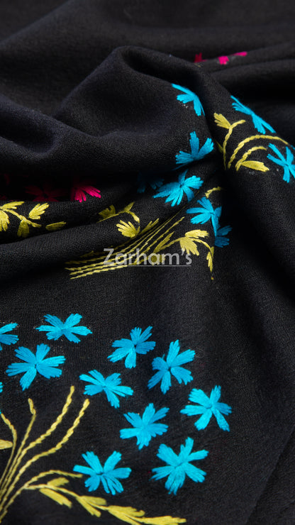 Hand Woven & Embroidered Pashmina Shawl