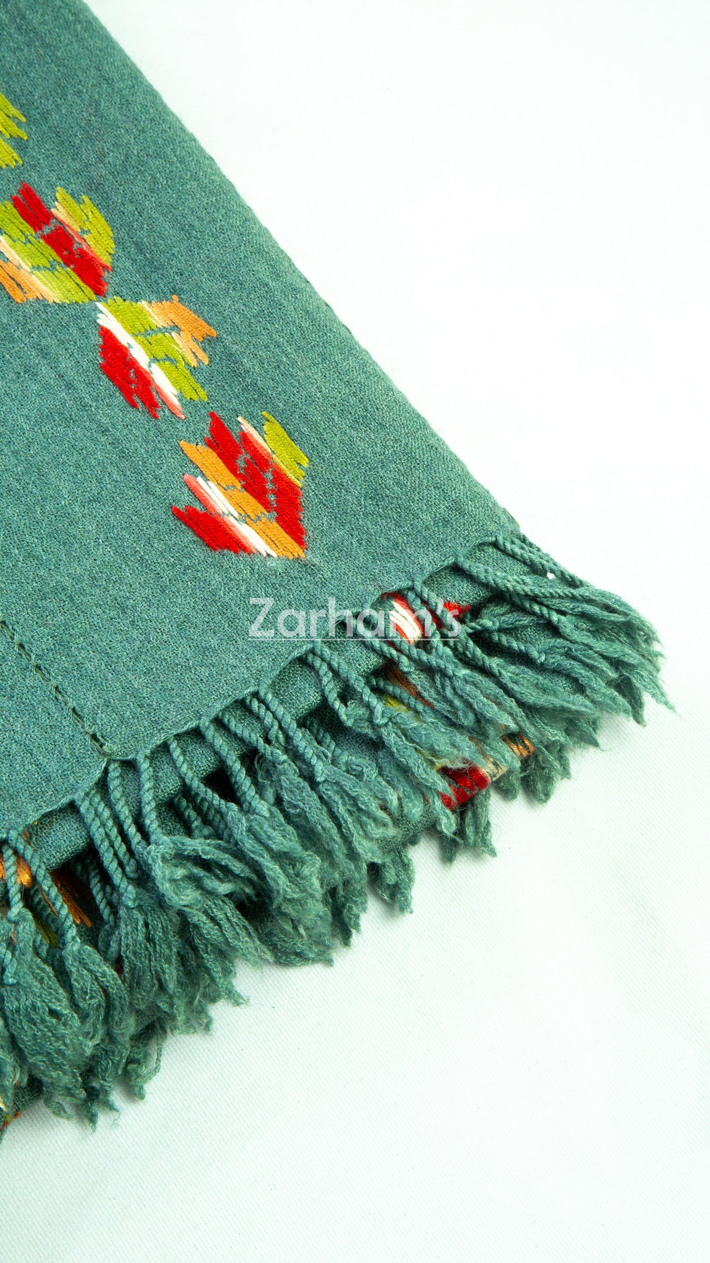 Handmade Premium quality Balochi Embroidery Himalayan Pashmina Woolen Shawl