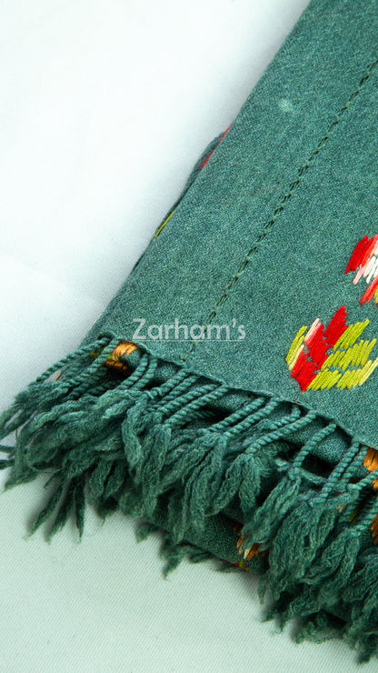 Handmade Premium quality Balochi Embroidery Himalayan Pashmina Woolen Shawl