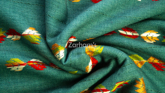 Handmade Premium quality Balochi Embroidery Himalayan Pashmina Woolen Shawl