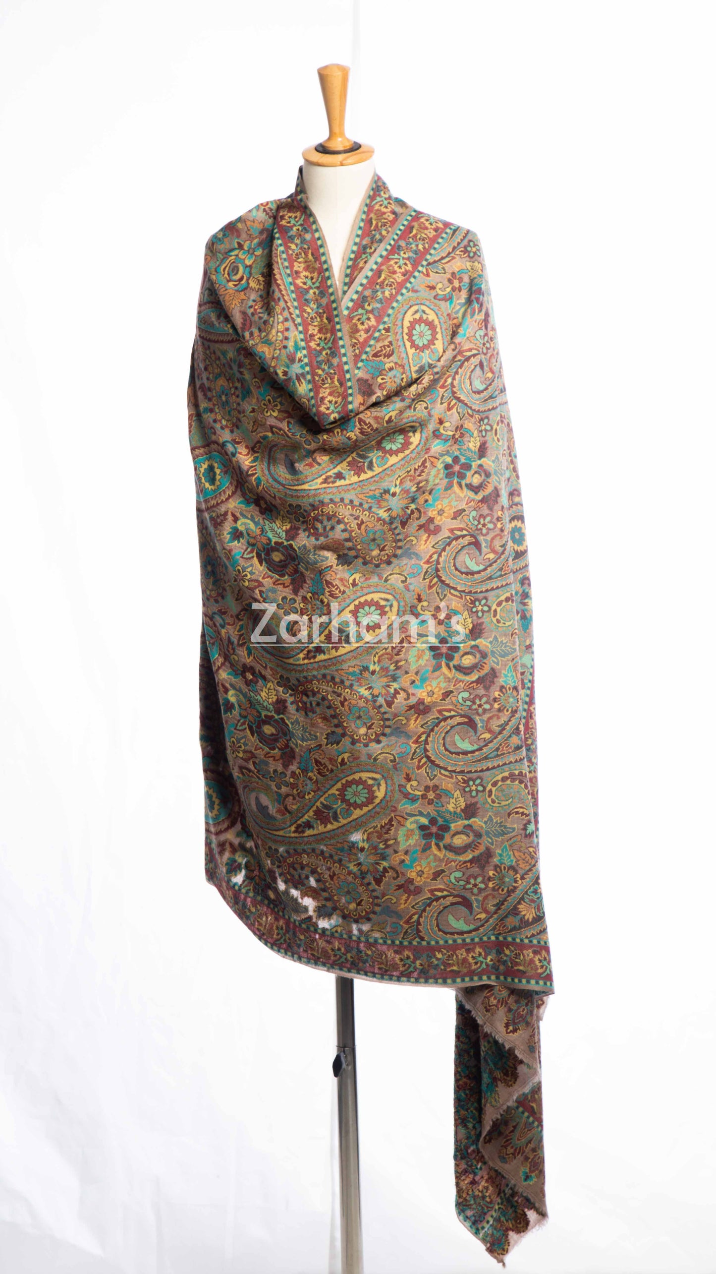 Hand Woven Royal Kashmiri Kani Shawl