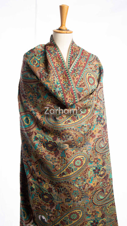 Hand Woven Royal Kashmiri Kani Shawl