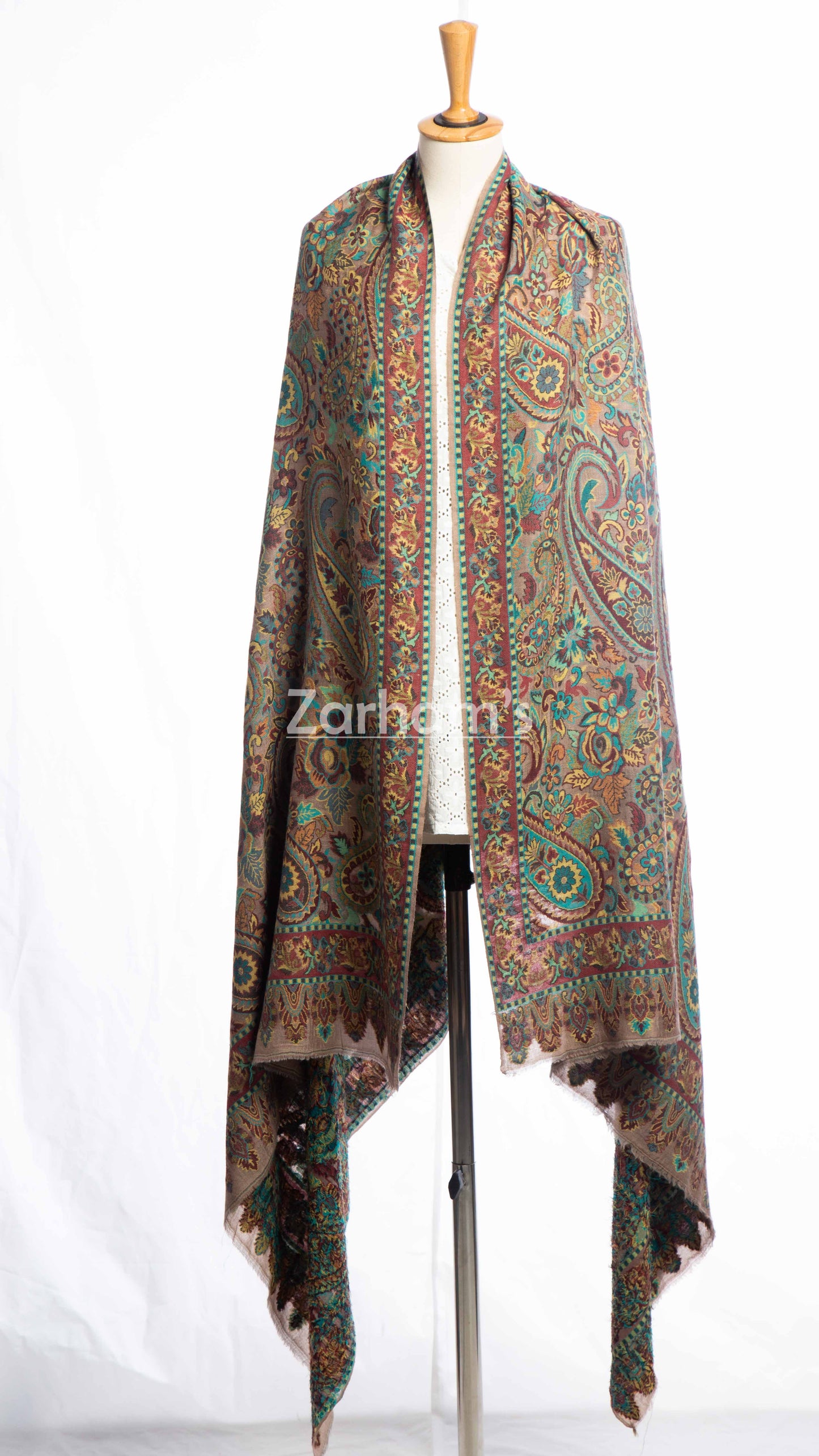 Hand Woven Royal Kashmiri Kani Shawl