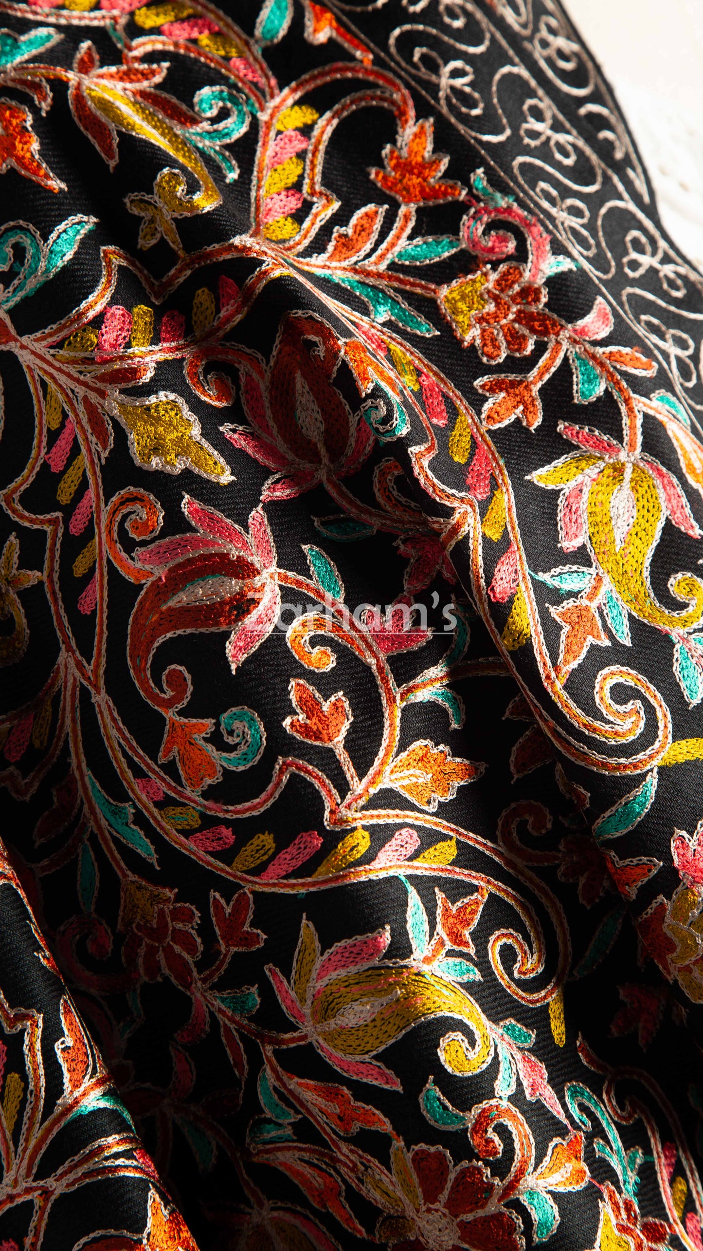 Hand Made Kashmiri Kalamkari Shawl