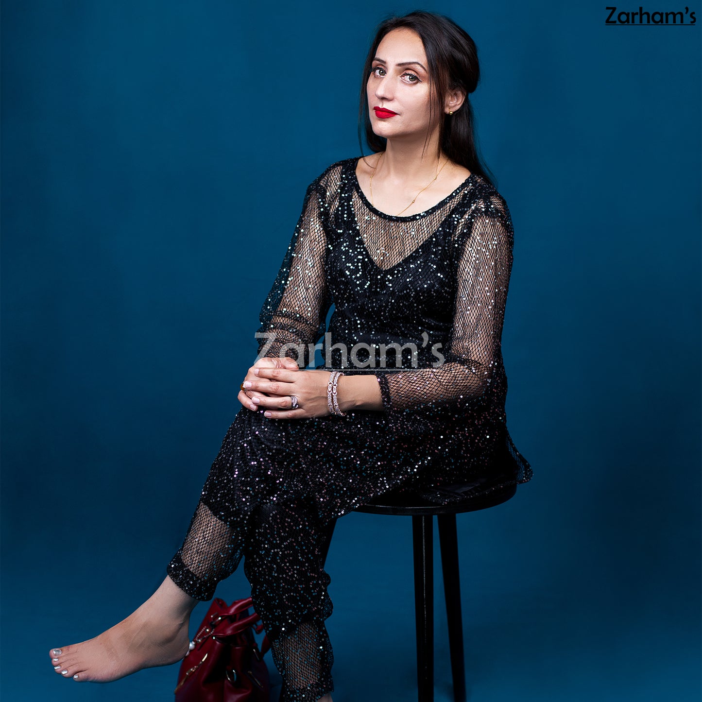 Premium Silk and Net Kamiz Shalwar Suit